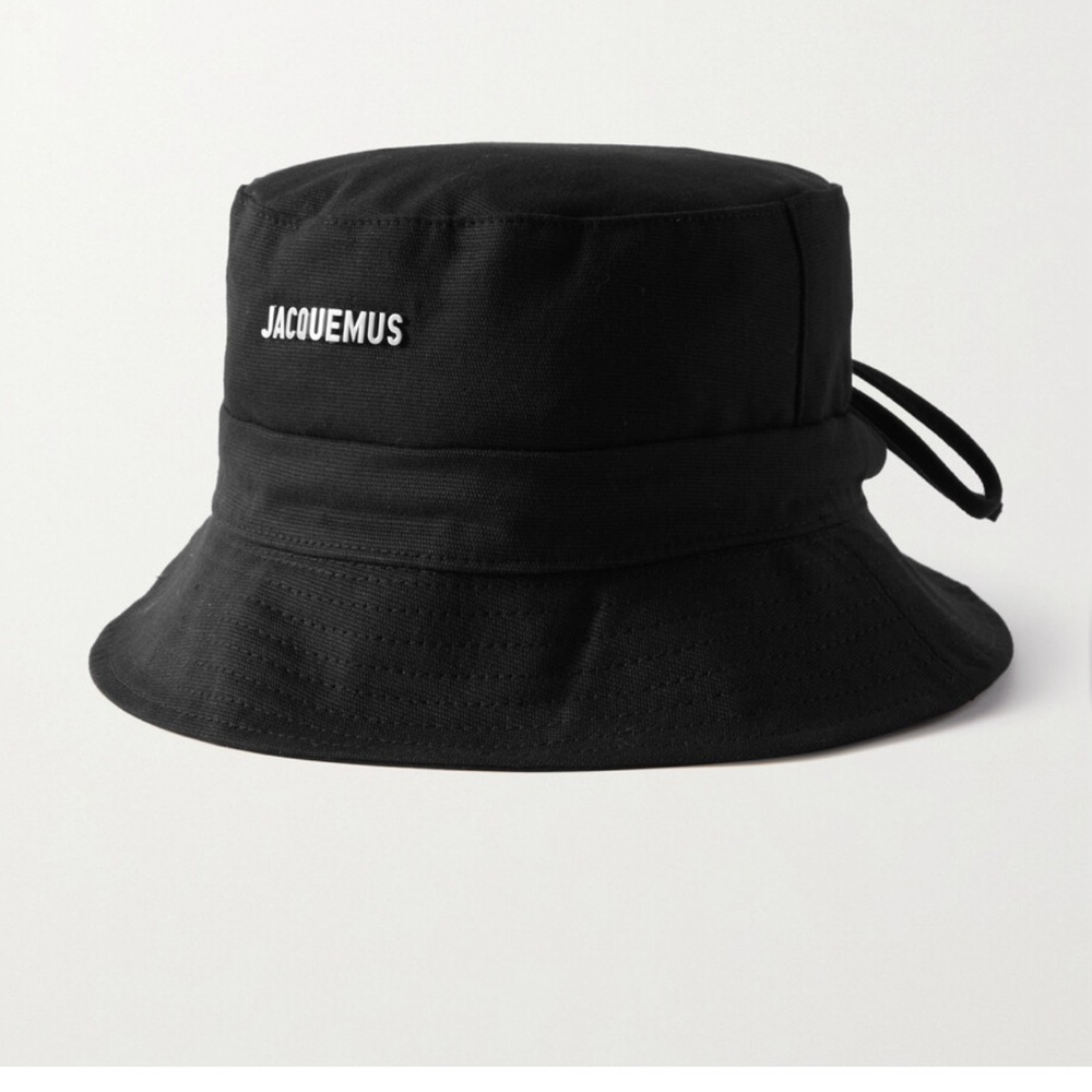 Authentic Jacquemus Classic Black Bucket Hat